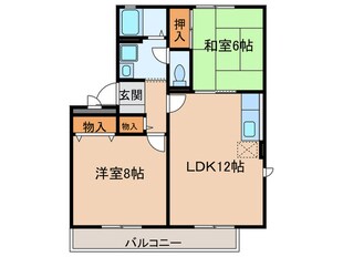 フォ－エバ－ハイツの物件間取画像